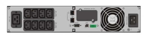 UPS MUSTEK PowerMust 3027S NetGuard (3000VA) Line Interactive, IEC, "98-LIC-N3028" (include timbru verde 3 lei)